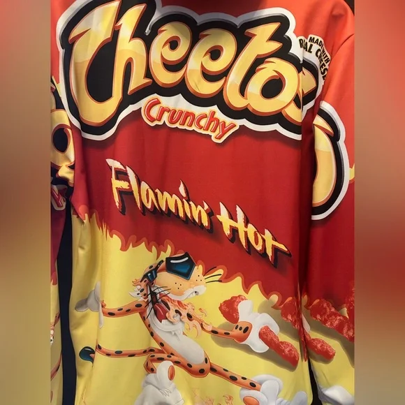 Cheetos Flamin' Hot Hoodie-Size Medium NWOT 🧡 - Picture 3 of 5